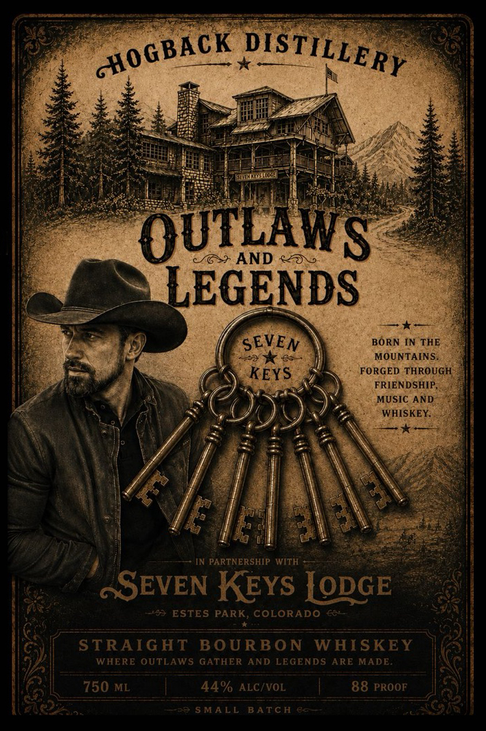 Hogback Distillery label
