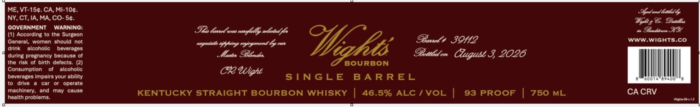 Wight's label