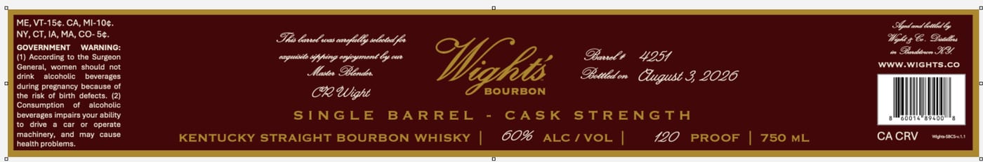 Wight's label