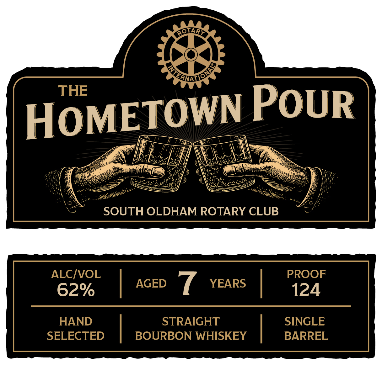 The Hometown Pour label