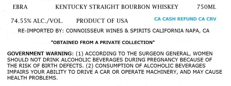Ebra label