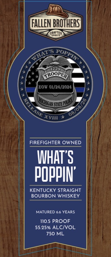 Fallen Brothers Crafted Spirits label