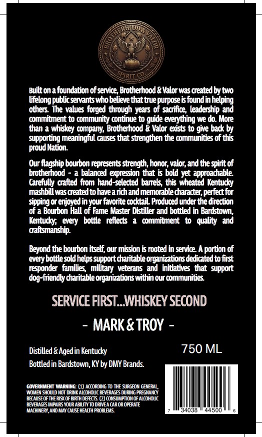 Brotherhood & Valor label image 2