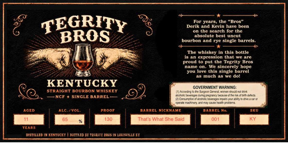 Tegrity Bros label