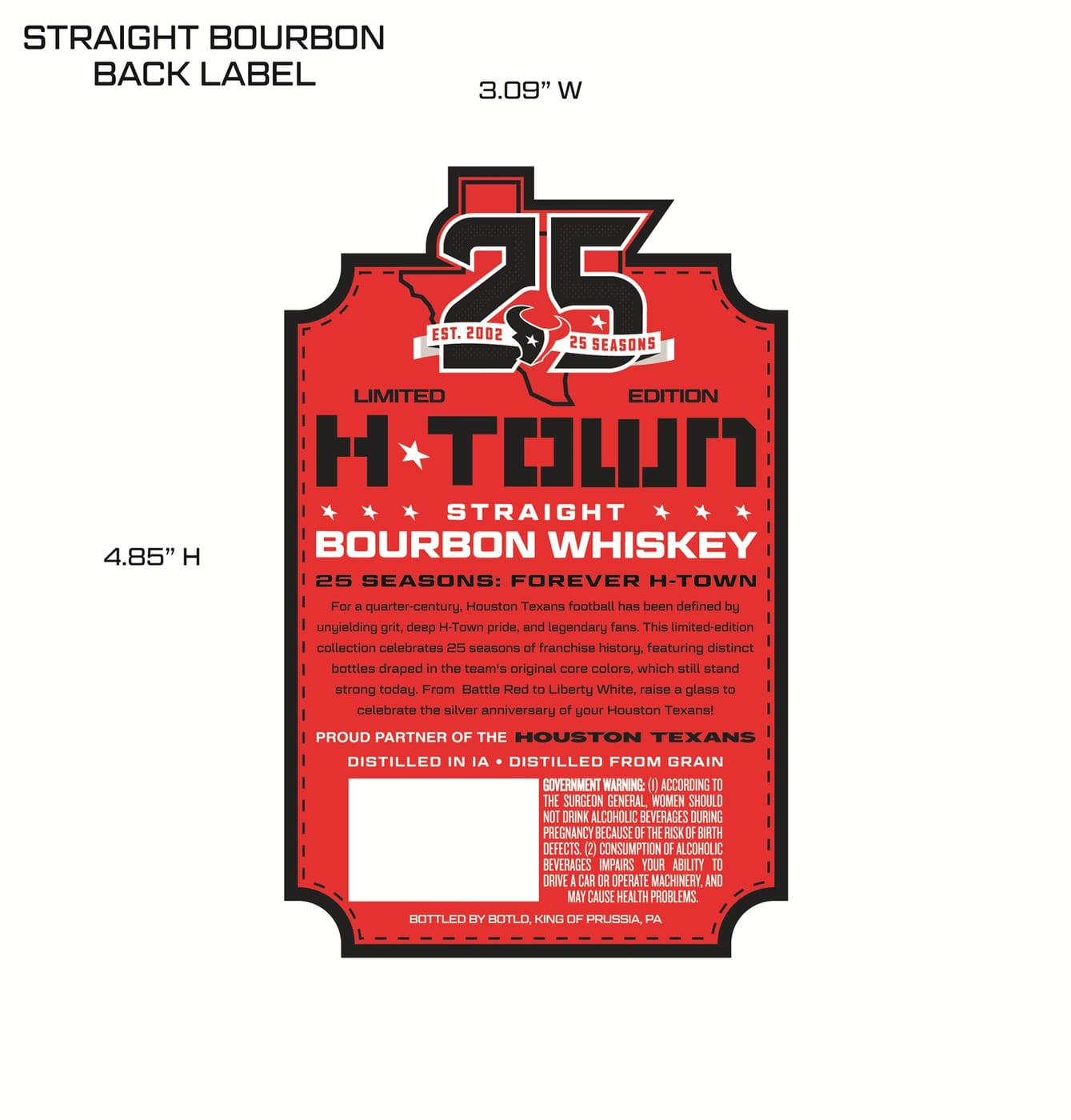 H Town label image 2