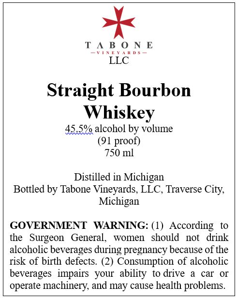 Tabone Vineyards label