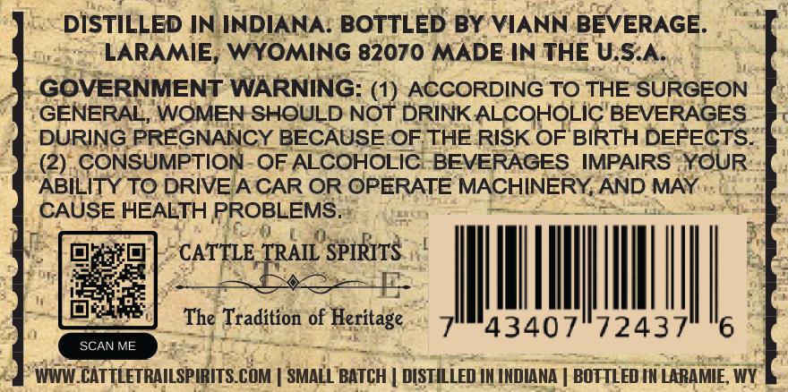 Cattle Trail label image 2