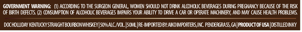 Doc Holliday label image 3