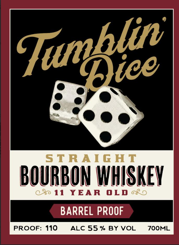 Tumblin Dice label