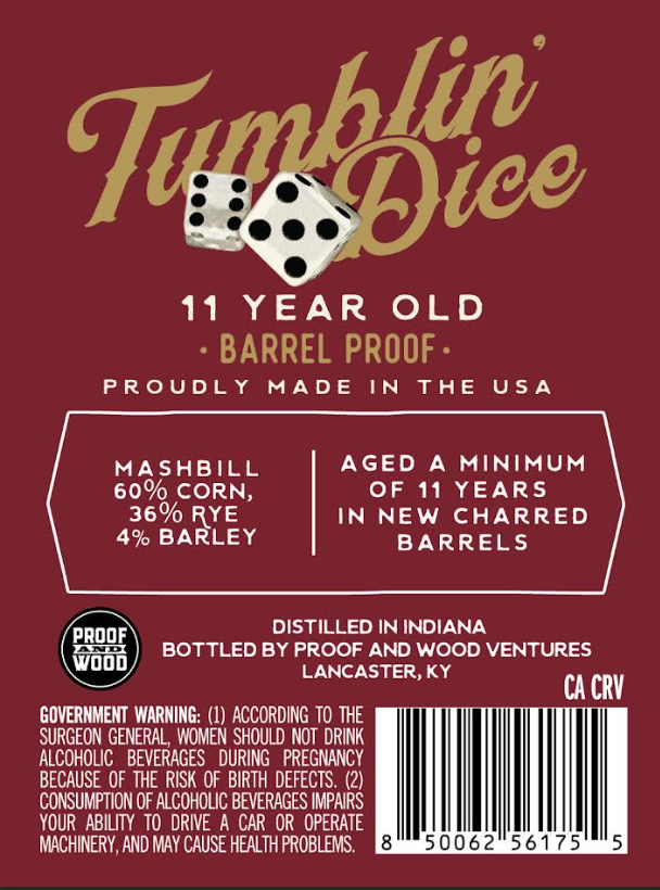 Tumblin Dice label image 2