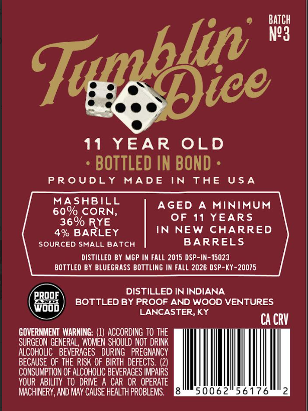 Tumbin Dice label image 2