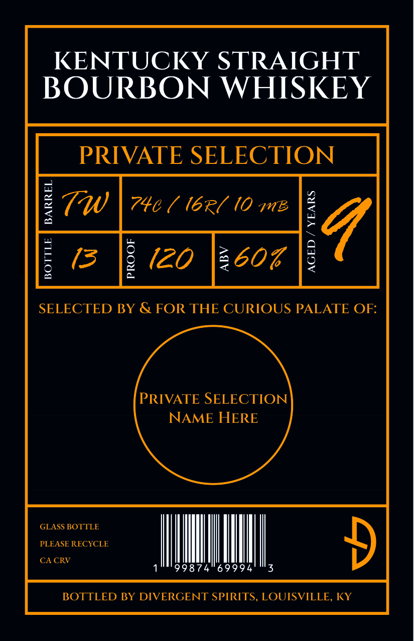 Divergent Spirits label
