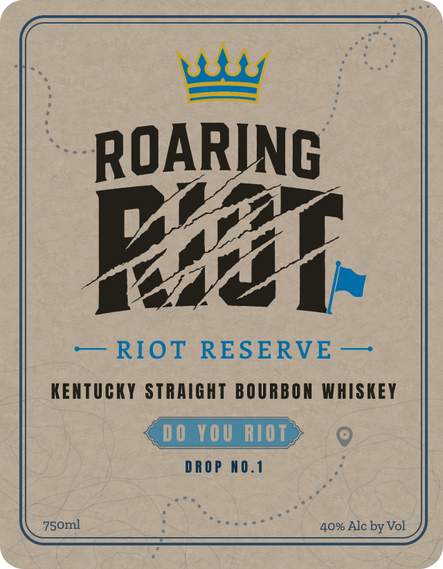 Roaring Riot label
