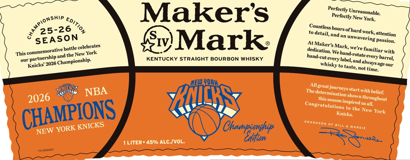 Maker's Mark label