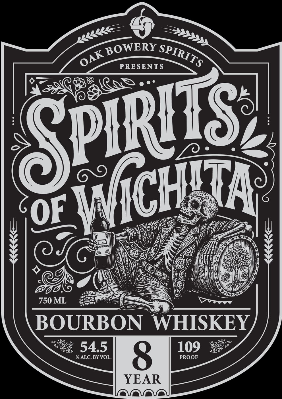 Spirits Of Wichita label