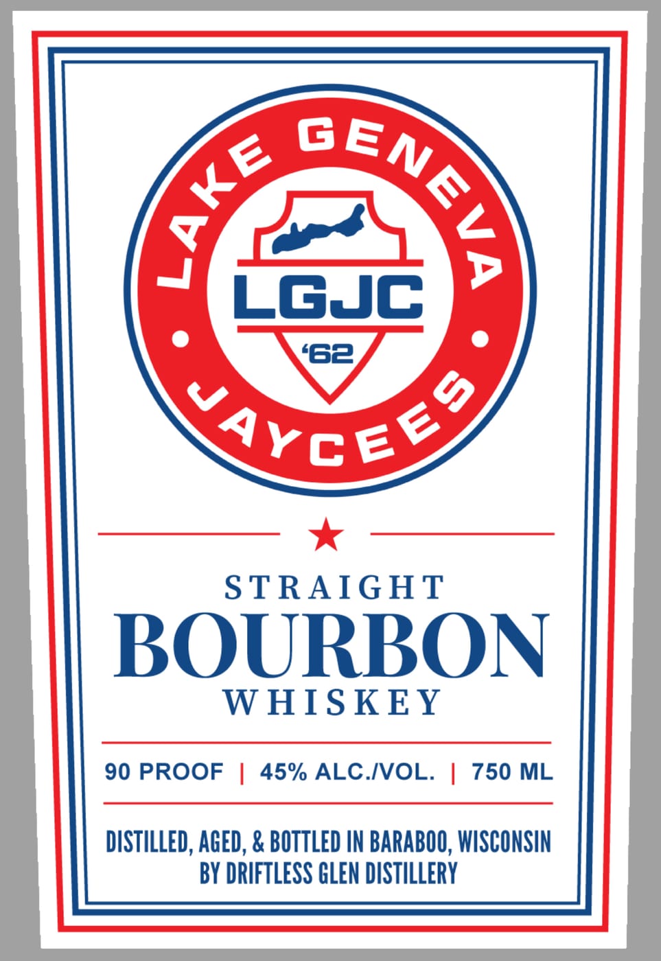 Lake Geneva Jaycees label