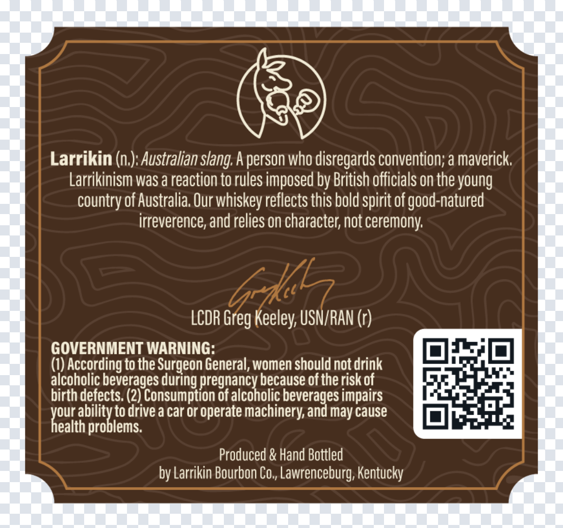 Larrikin Australia Release label image 2
