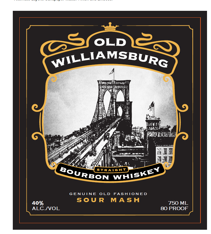 Old Williamsburg label