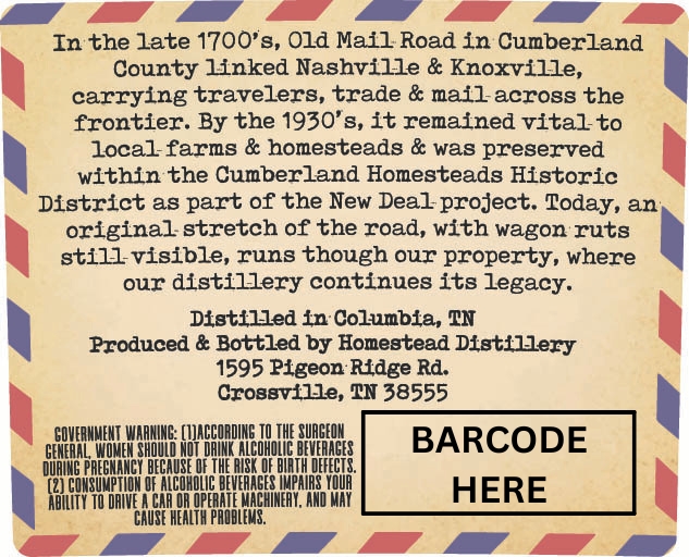 Old Mail label image 3