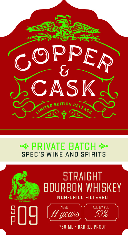 Copper & Cask label