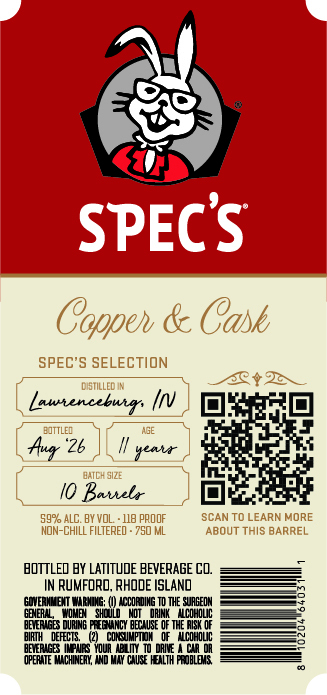 Copper & Cask label image 2