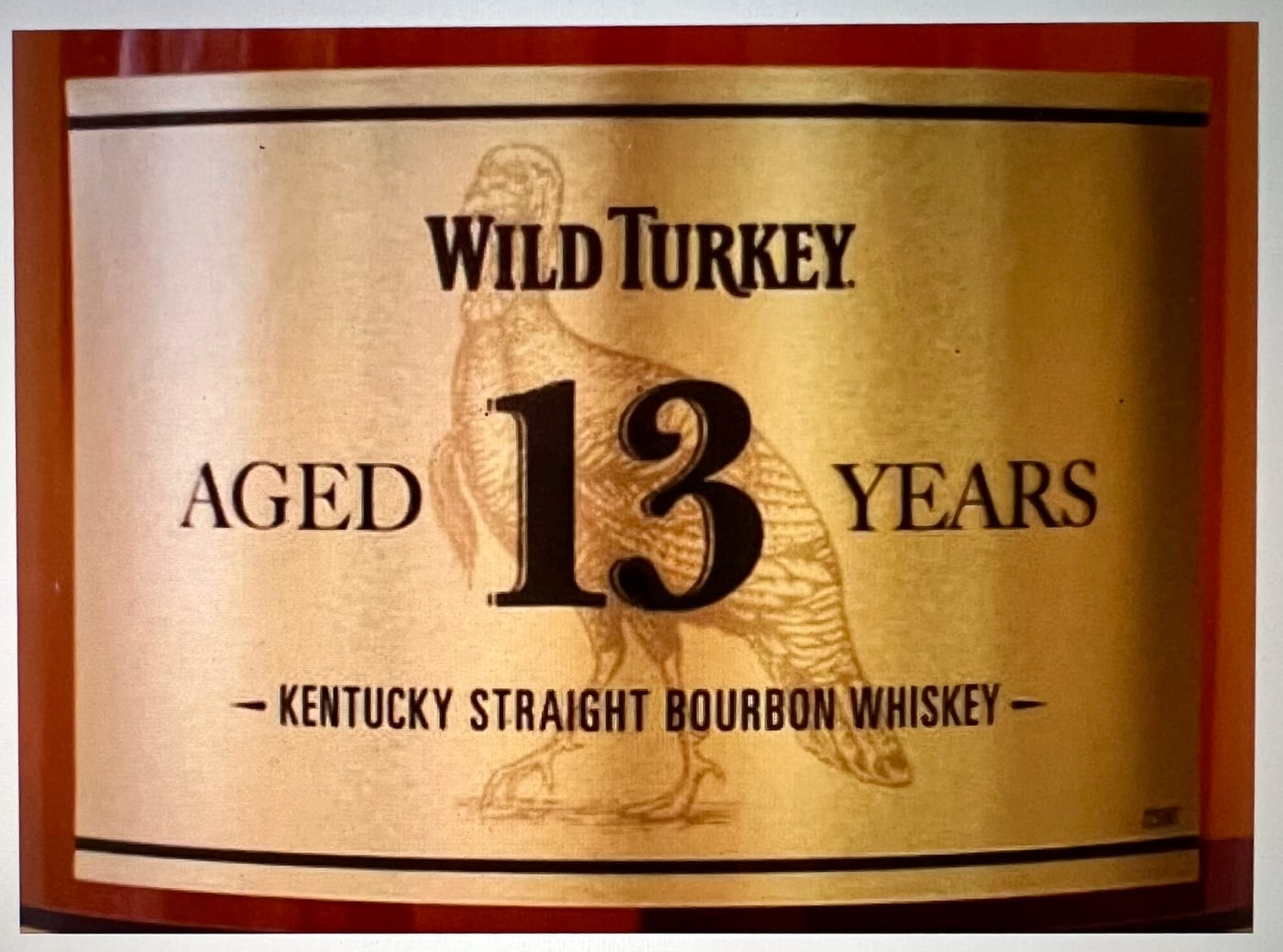 Wild Turkey label