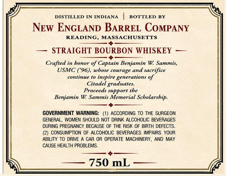 Last Class Barrel # 1996 label image 2