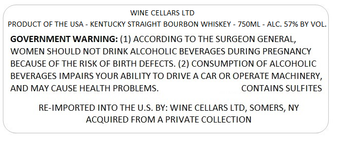 Wine Cellars LTD label