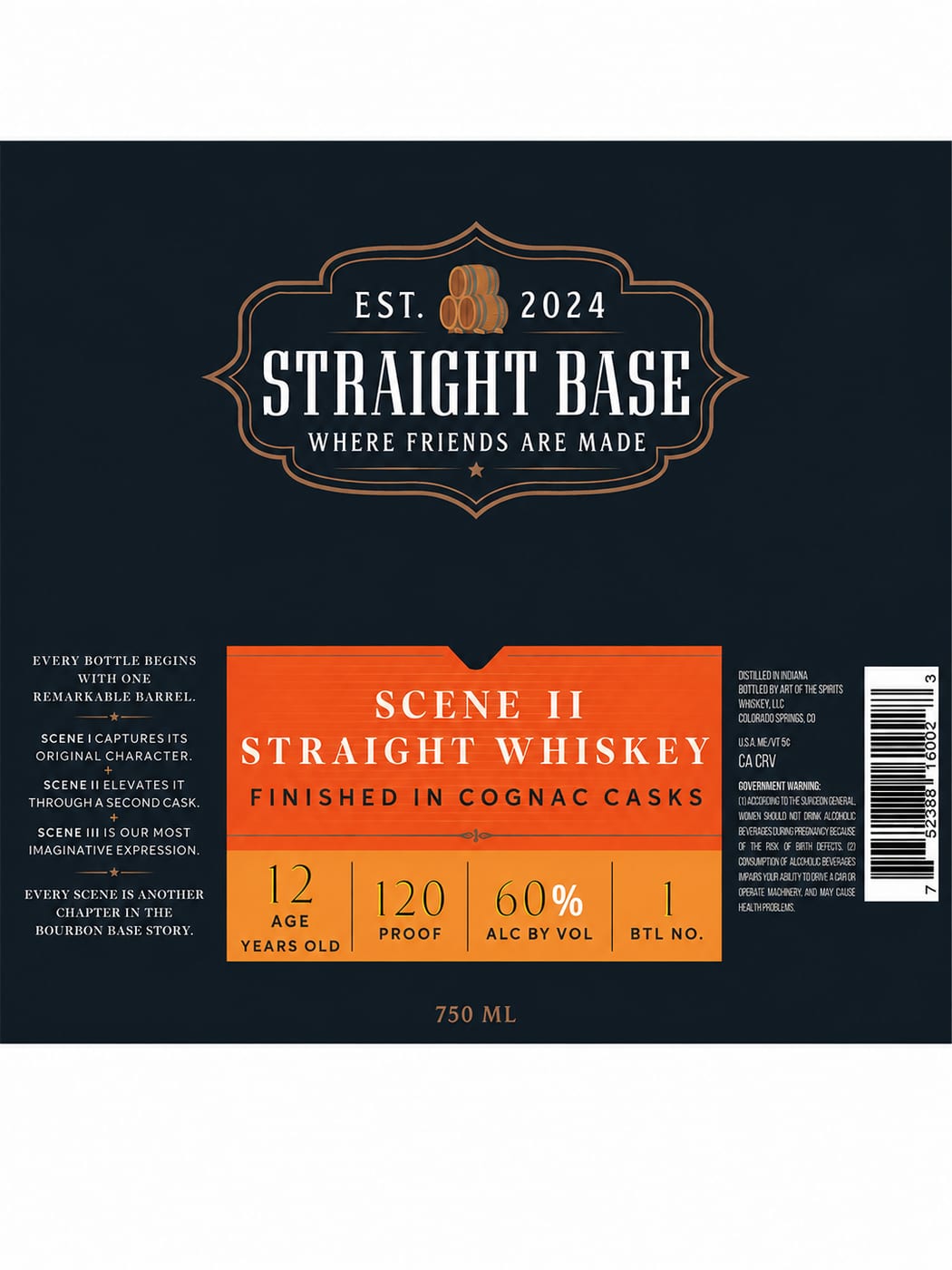 Straight Base label