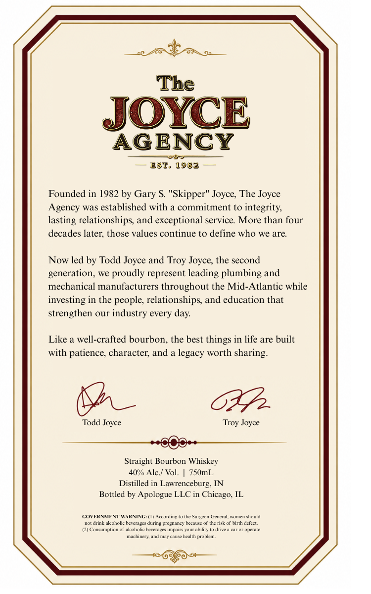 The Joyce Agency label image 3