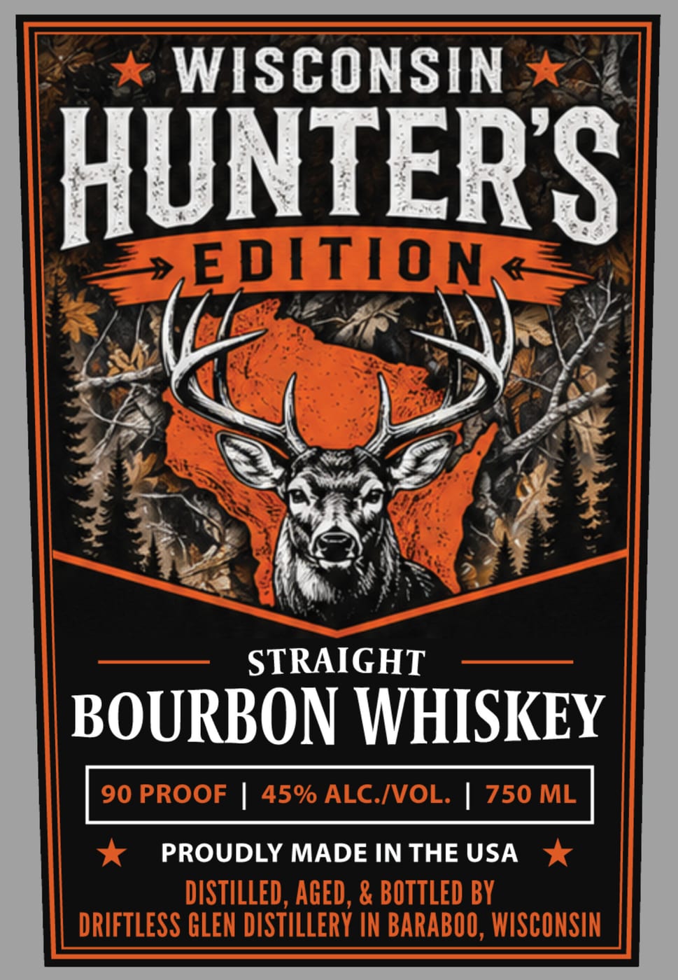 Wisconsin Hunter's Edition label