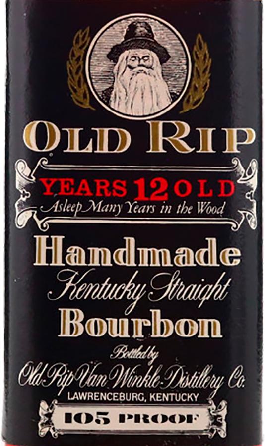 Old Rip Van Winkle 12 Years Old label image 2