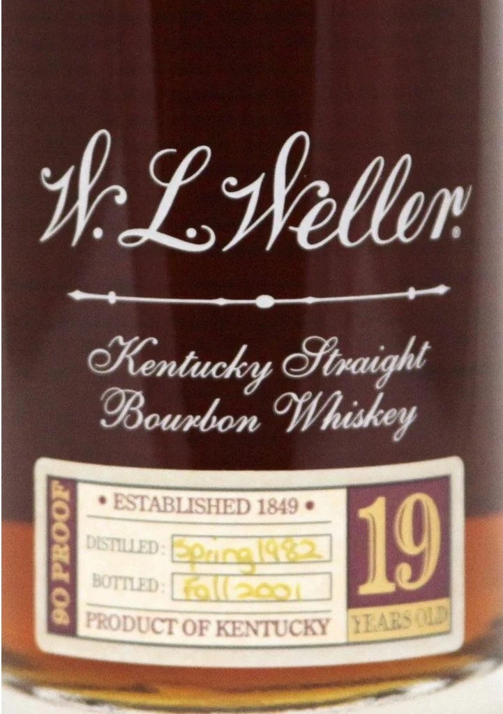 W.l.weller 19 Years Old label image 2