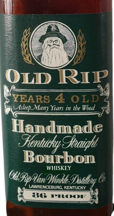 Old Rip Van Winkle 4 Years Old label image 2