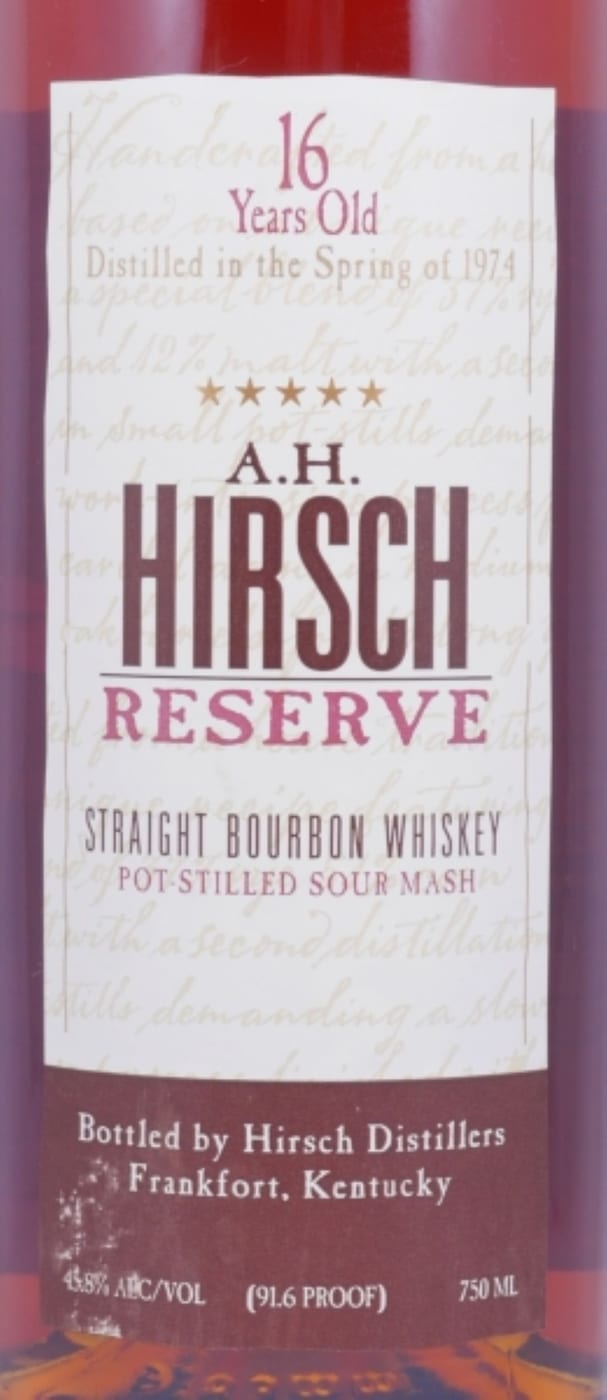 A.h. Hirsch label
