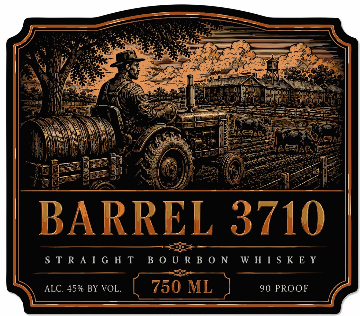 Barrel 3710 label