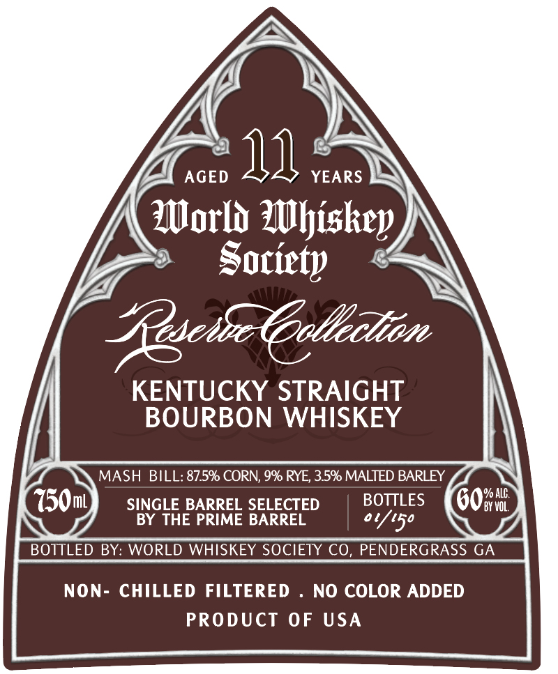 World Whiskey Society label