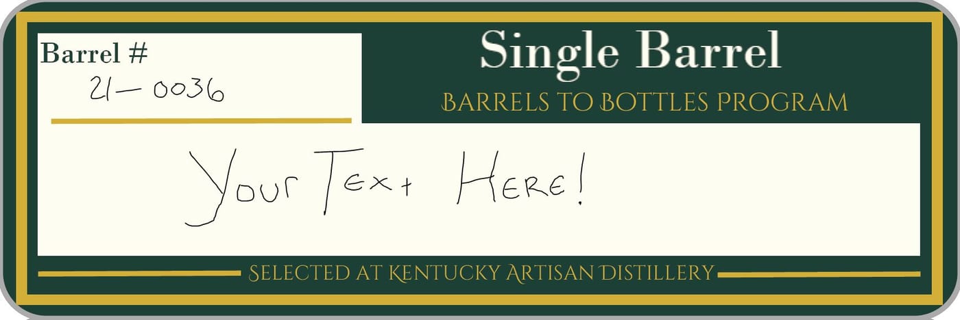 Kentucky Artisan Distillery label image 4
