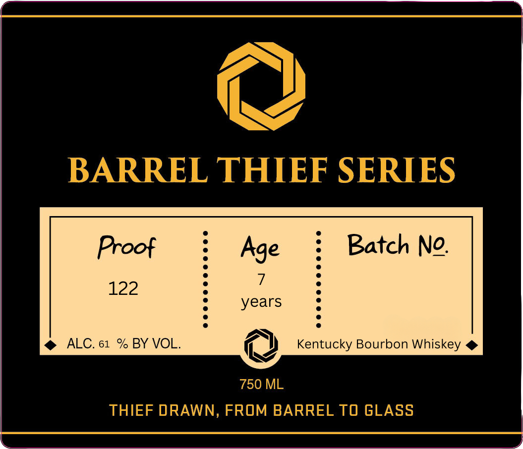 Barrel Thief Series label