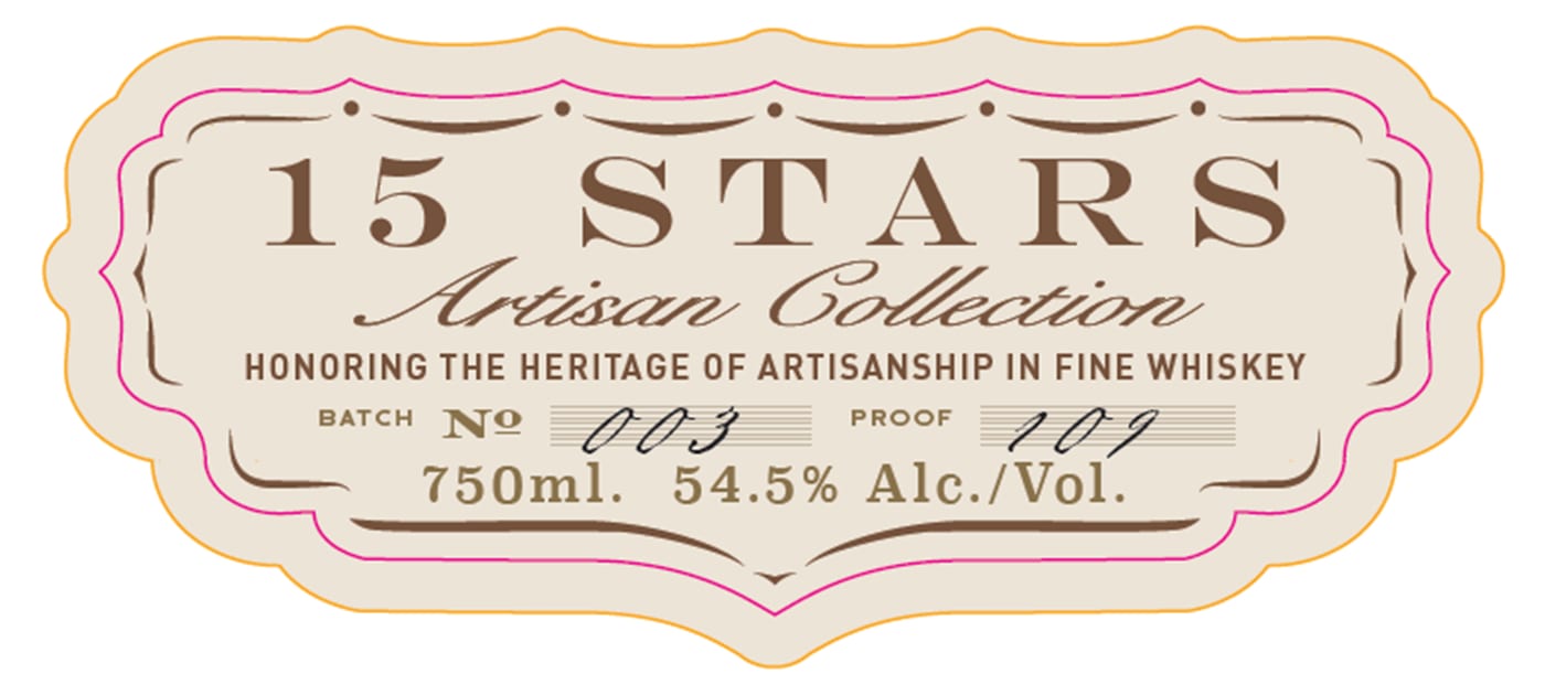 15 Stars label