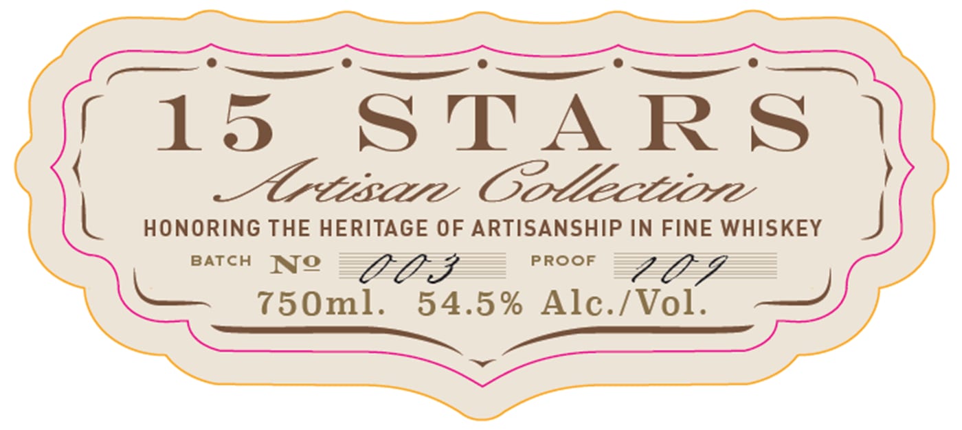 15 Stars label