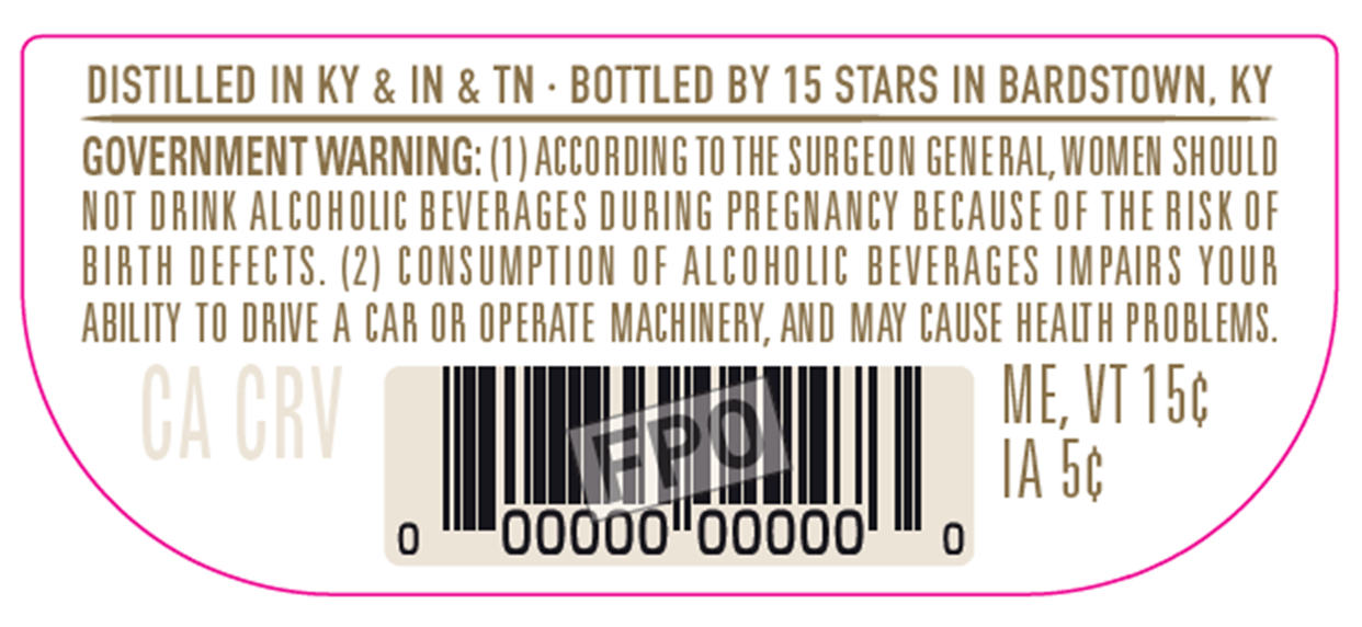 15 Stars label image 3