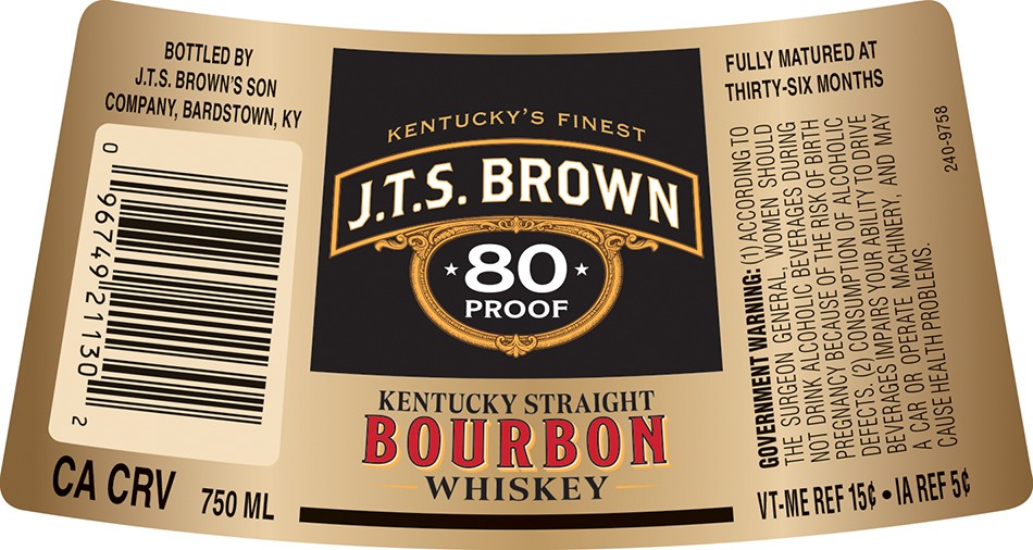 J.t.s. Brown label image 2