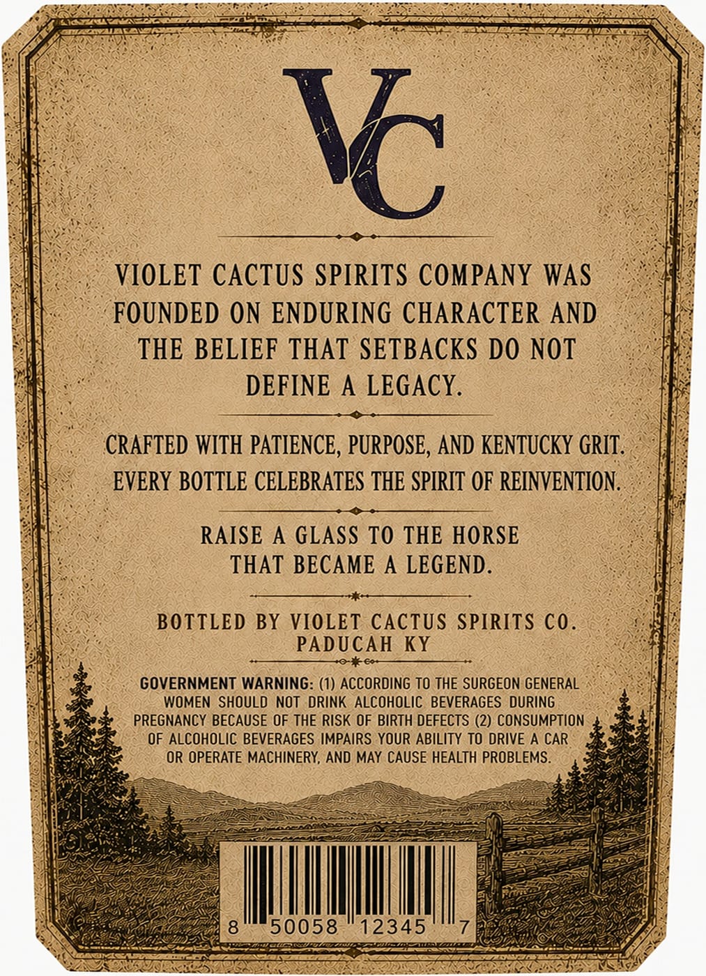 Violet Cactus label image 2