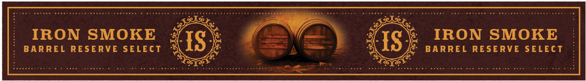 Iron Smoke Distillery Aged 8 Years Double Oaked label image 3