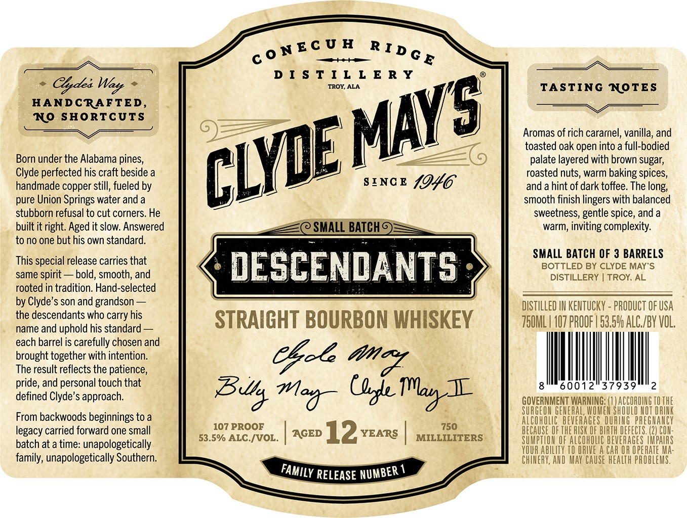 Clyde May's label