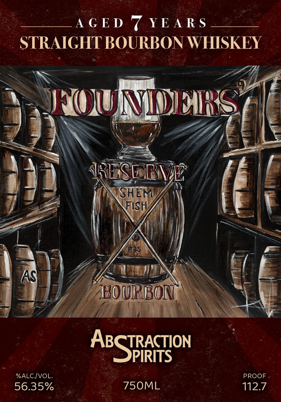 Abstraction Spirits label