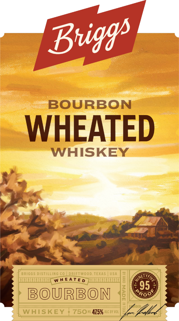 Briggs Distilling CO. label