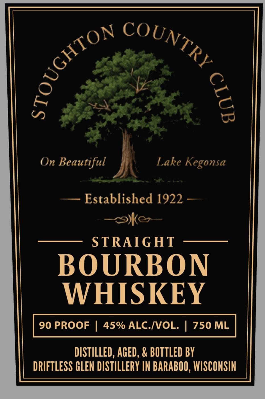 Stoughton Country Club label
