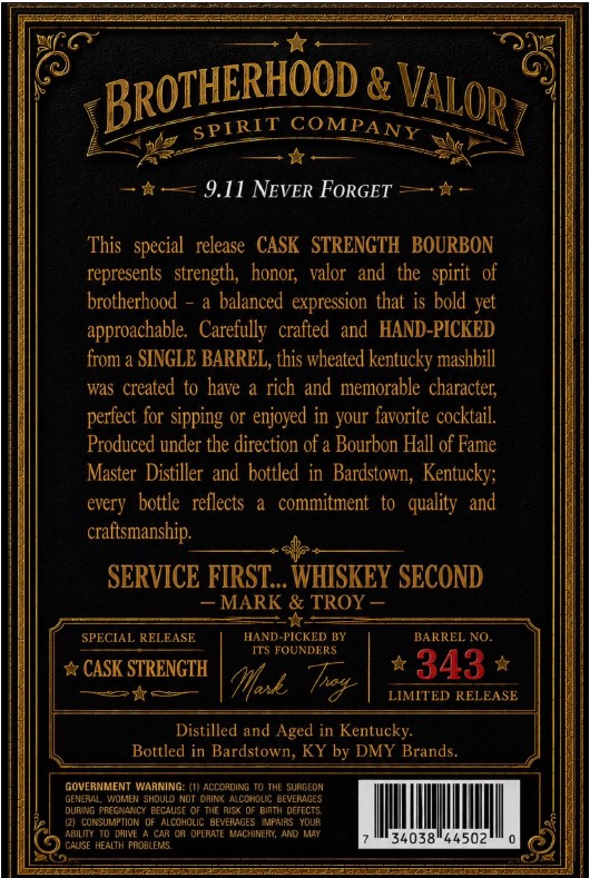 Brotherhood & Valor label image 2